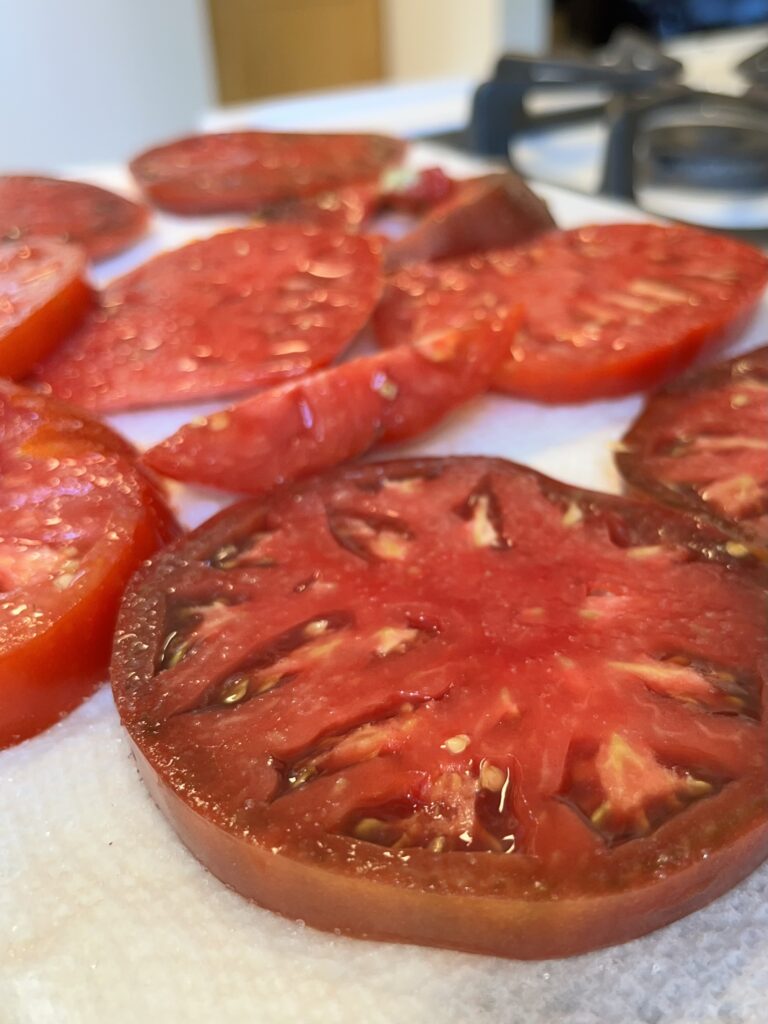 My First Southern Tomato Pie